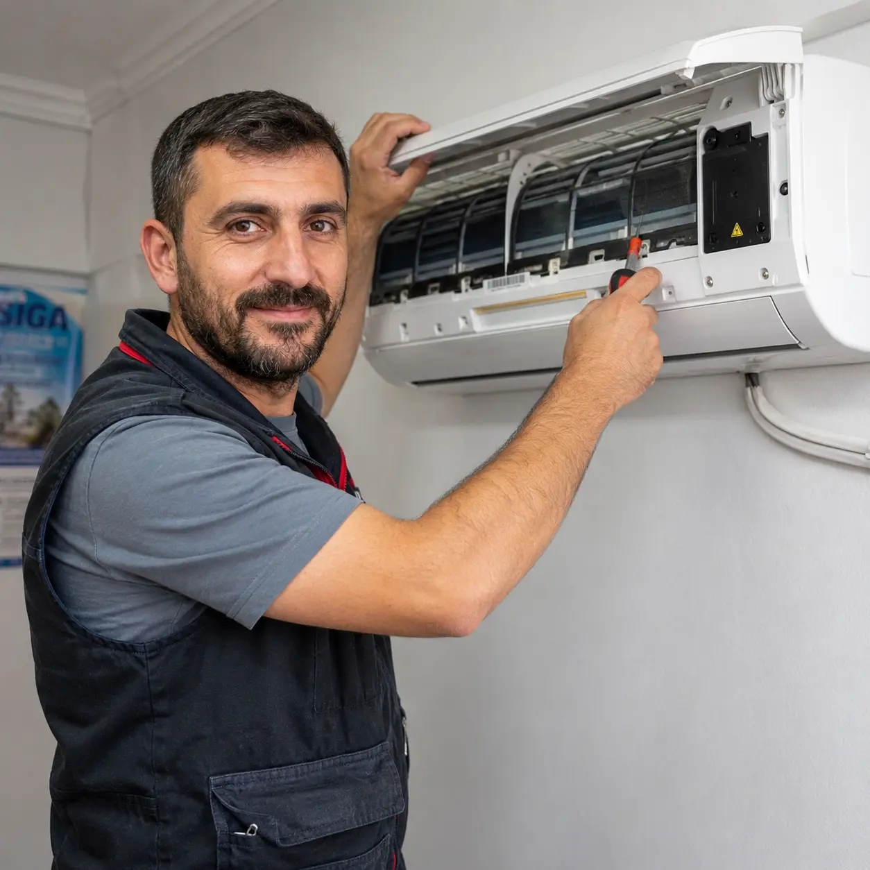 Aydın Vestel klima tamiri ustası Hidayet Usta — Koçarlı ve Didim iklimlendirme uzmanı