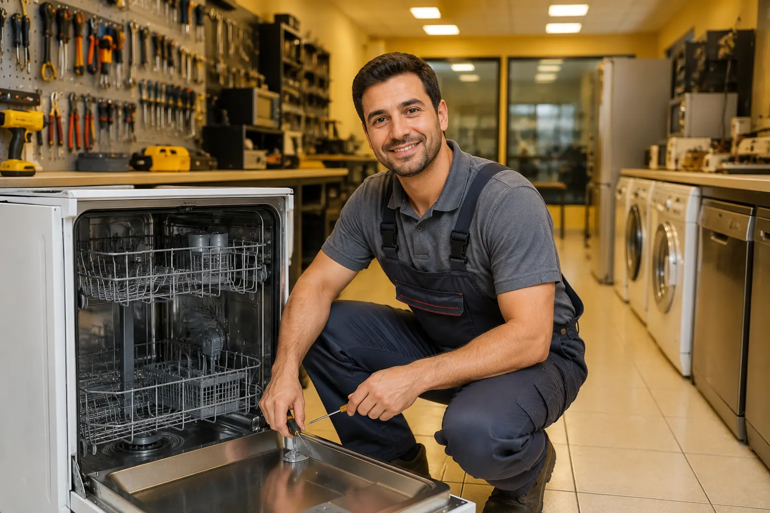 Aydın Vestel bulaşık makinesi tamiri ustası İsmail Usta — Buharkent ve Köşk bulaşık makinesi uzmanı