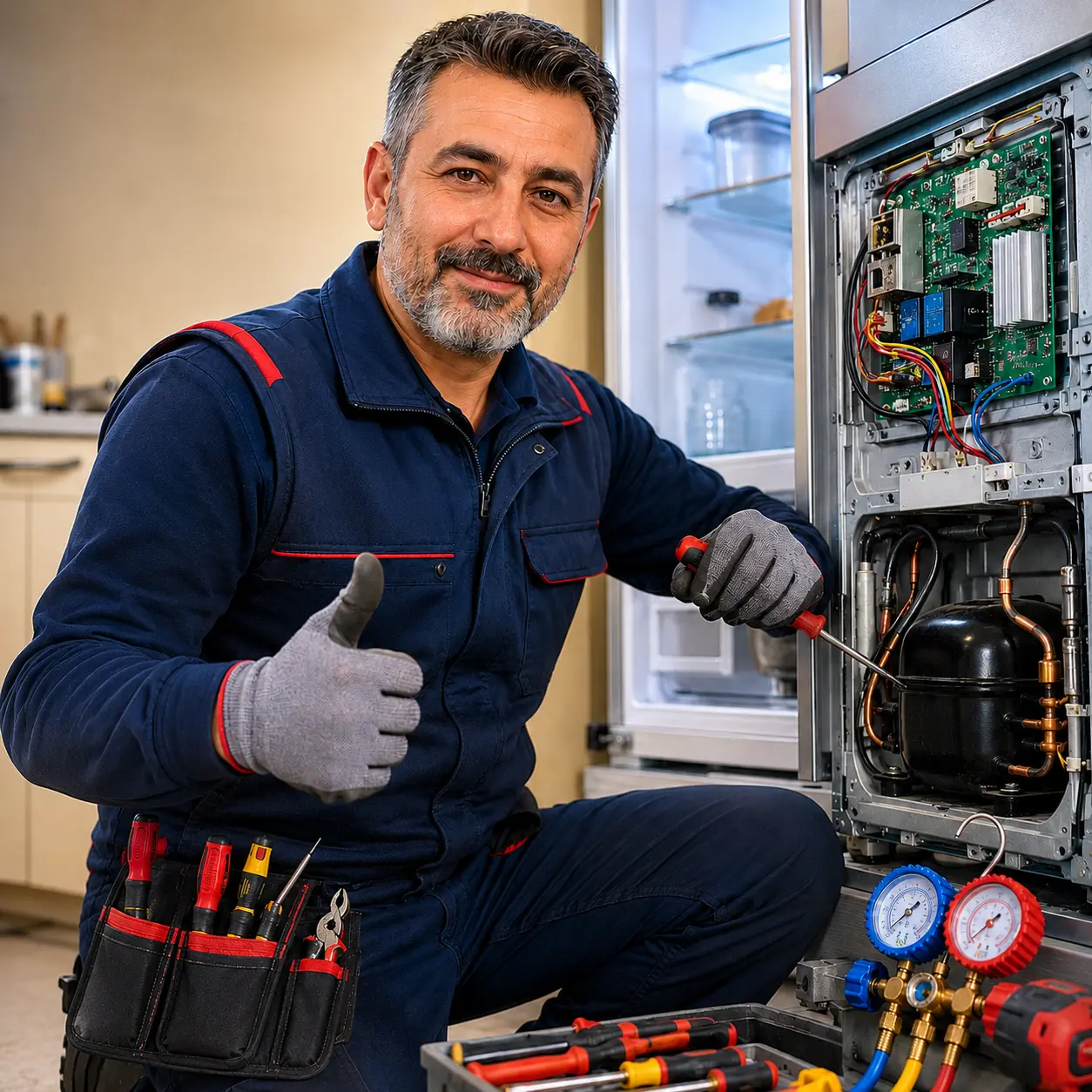 Aydın Vestel buzdolabı tamiri ustası Kaan Usta — Söke ve Kuyucak soğutma sistemleri uzmanı